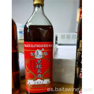 vino de arroz glutinoso negro